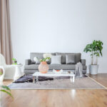 Grey Floor Rug For Bedroom And Living Room 200x300cm