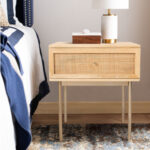 Mango Wood Solid Set of Bedside Table 2pcs