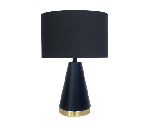 Black and Gold Metal Table Lamp