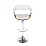 Redfern White And Wooden Bar Stool