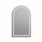 Anti-fog Arched LED Wall Mirror