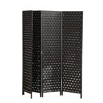 Black EKKIO Pine Wood Room Divider