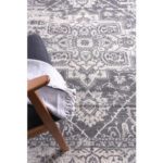 Dubai Ivory Grey Rug 200x290