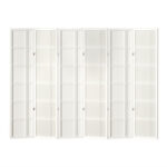 Nova White Room Divider Screen