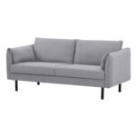 Paris 3 Seater Fabric Sofa Lounge Couch Grey