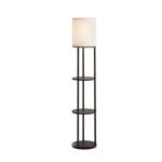 Round Artiss Floor Lamp with Shelf Storage