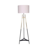 Gradient Finish Sarantino Metal Tripod Electric Floor Lamp