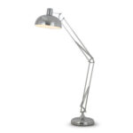 Shade Adjustable Height Sarantino Metal Architect Floor Lamp